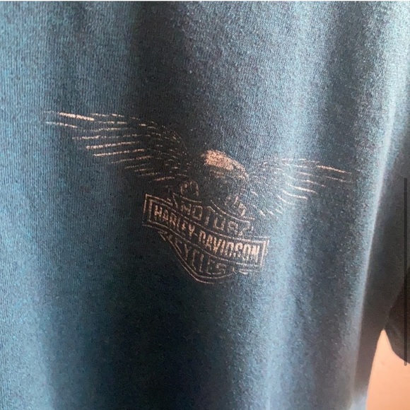 VINTAGE 90s HARLEY DAVIDSON SHIRT - Picture 3 of 4